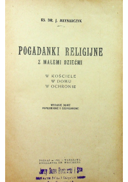 Pogadanki religijne 1921 r