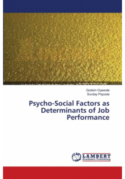 Psycho-Social Factors as Determinants of Job Performance