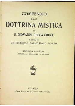 Compendio della Dottrina Mistica 1927r