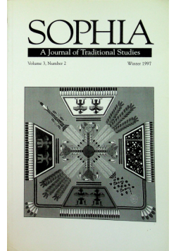 Sophia a journal of traditional studies tom III