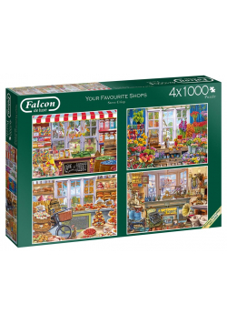 Puzzle 4x1000 Falcon Twoje ulubione sklepy G3