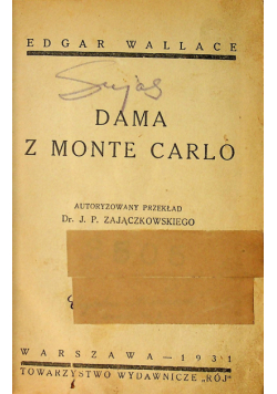Dama z Monte Carlo 1931 r.