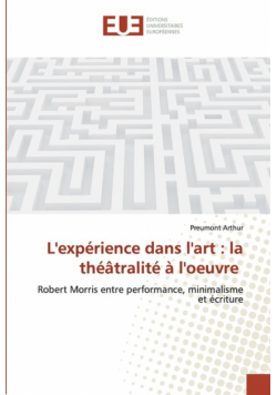 L'expérience dans l'art