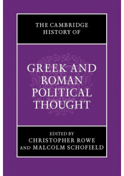 The Cambridge History of Greek and Roman Political Thought