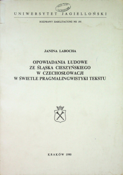 Opowiadania ludowe ze Śląska Cieszyńskiego