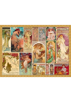 Puzzle 3000 Collage, Alfons Mucha