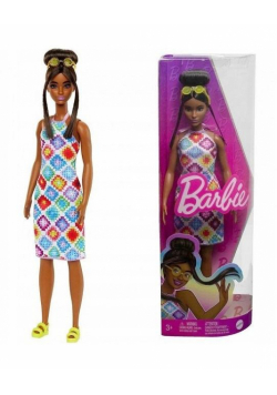 Barbie Fashionistas. Lalka w sukience HJT07