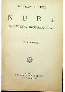 Nurt opowieści biograficzne II 1934 r