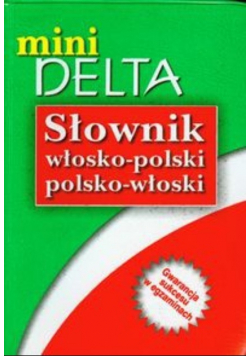 Słownik włosko polski polsko włoski mini Nowy