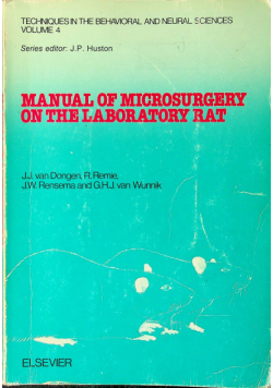 Manual of microsurgery in the laboratory rat