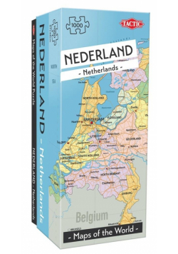 Puzzle 1000 Mapy świata: Holandia