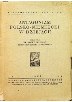 Antagonizm polsko niemiecki w dziejach 1934