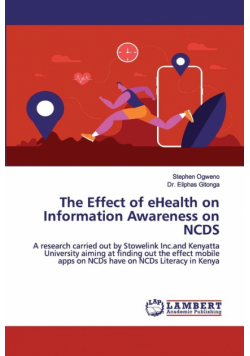 The Effect of eHealth on Information Awareness on NCDS