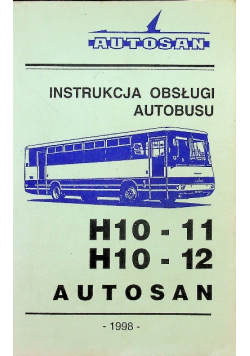 Instrukcja obsługi autobusu H10 11 H10 12