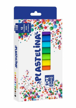 Plastelina Oxford 12 kolorów 200g