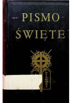Pismo Święte Stary testament tom II 1927 r.