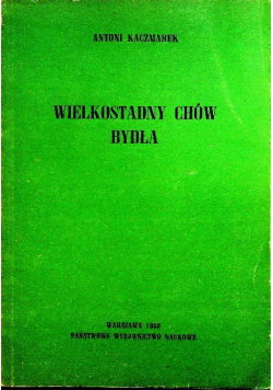 Wielkostadny chów bydła