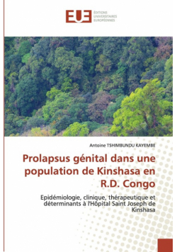 Prolapsus génital dans une population de Kinshasa en R.D. Congo