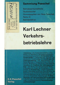 Verkehrsbetriebslehre