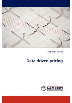 Data Driven Pricing