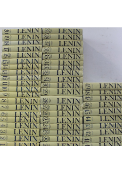 Lenin Dzieła wszystkie Tom 1 do 49