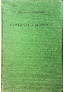 Czytania łacińskie 1931 r