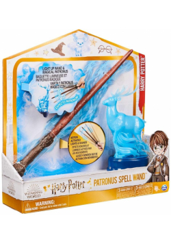 Wizarding World Różdżka Harrego z figurką Patronus