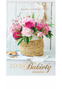 Kalendarz 2024 RW12 Bukiety kwiatów