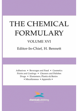 The Chemical Formulary, Volume 16