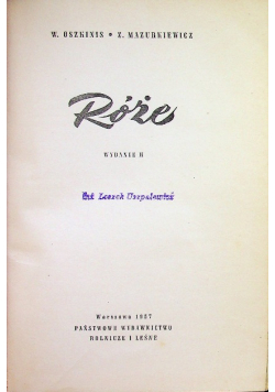 Róże