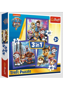 Puzzle 3w1 Psi Patrol gotowy do akcji TREFL