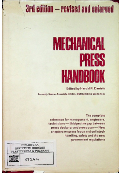 Mechanical Press Handbook