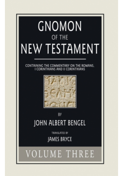 Gnomon of the New Testament, Volume 3