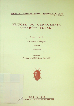 Klucze do oznaczania owadów Polski Część XIX Zeszyt 58