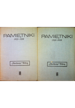 pamiętniki 1923 - 1938 tom I i II