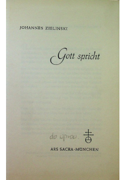 Gott spricht