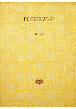 Broniewski Poezje