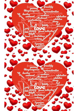 Two of Hearts  valentine's  Creative  blank Journal