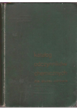 Katalog odczynników chemicznych dla służby zdrowia
