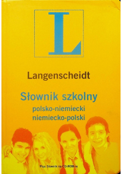 Słownik szkolny polsko niemiecki / niemiecko polski z płytą CD