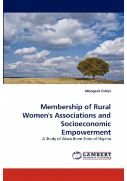 Membership of Rural Women's Associations and Socioeconomic Empowerment