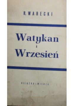 Watykan i Wrzesień