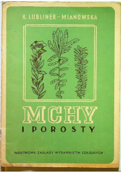 Mchy i porosty 1950r.