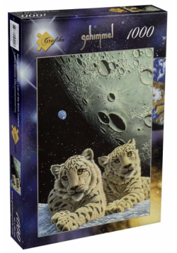 Puzzle 1000 Legowisko pantery śnieżnej