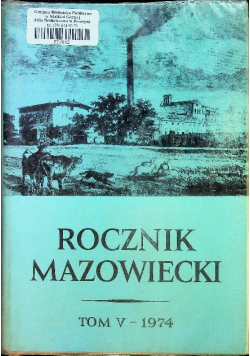 Rocznik Mazowiecki Tom V