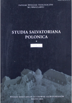 Studia Salvatoriana Polonica Tom 10