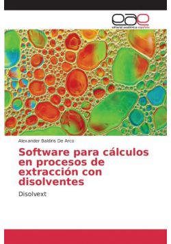 Software para cálculos en procesos de extracción con disolventes
