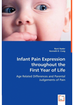 Infant Pain Expression throughout the First Year of Life