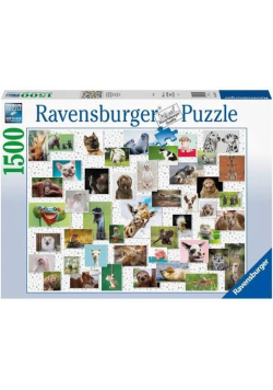 Puzzle 1500 Zabawne zwierzaki