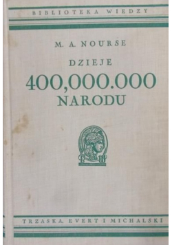 Dzieje 400 000 000 Narodu 1938 r.